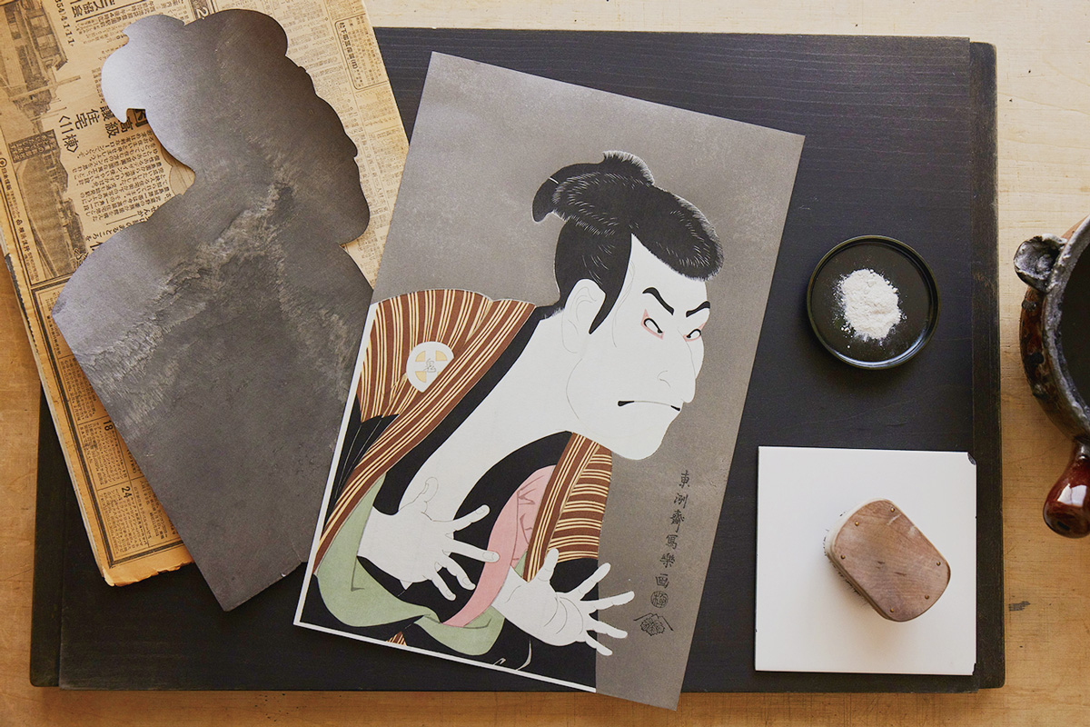 歌麿、写楽のキラキラの謎に迫る。江戸の技を受け継ぐアダチ版画研究所
